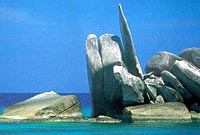 Weird and wonderful rock formations carved out over aeons are among  the Similan's chief attractions