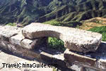 The drainage system used in the construction of the Simatai Great Wall
